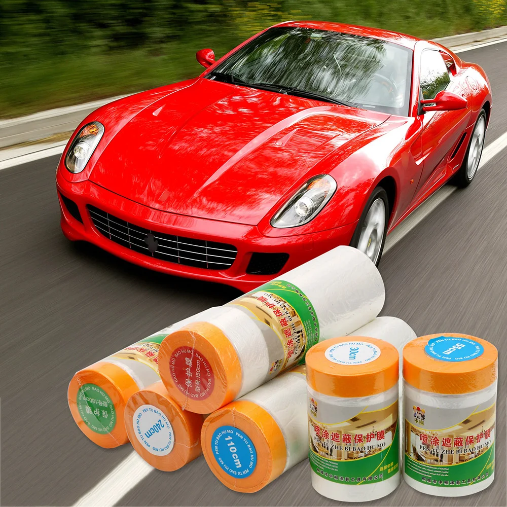 FORAUTO Spray Paint Protection Film Masking Film Cover for