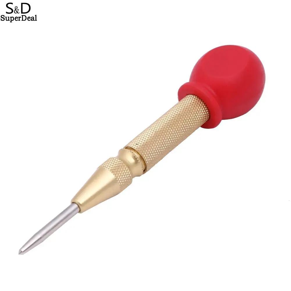 

Loaded Marking Steel Metal Starting130MM High 5 Automatic Center Punch Drill Spring Inch Speed Pin Drilling Center Handlefor