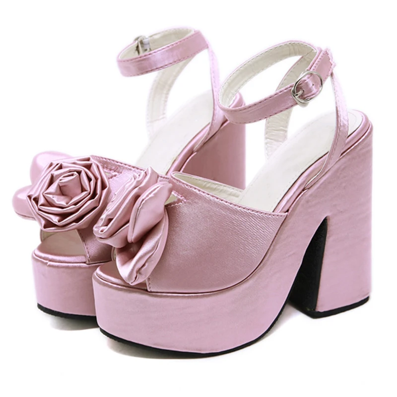 platform Sandals Women High Heels Spring Summer Shoes bohemian sandals flower pumps summer pink shoes chunky sandals YMA804 platform Sandals Women High Heels Spring Summer Shoes bohemian sandals flower pumps summer pink shoes chunky sandals YMA804