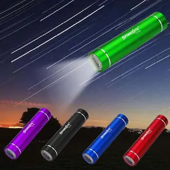 

SKYWOLFEYE LED Flashlight Handhold Focus LED 1AA Flashlight Torch 1200LM Aluminum Portable Red Blue Black Purple Green