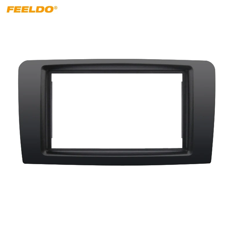 

Car Double Din Radio Fascia Frame Trim for Mercedes BENZ ML W164 2006-2010 Installation Audio Dash Panel Kit Frame
