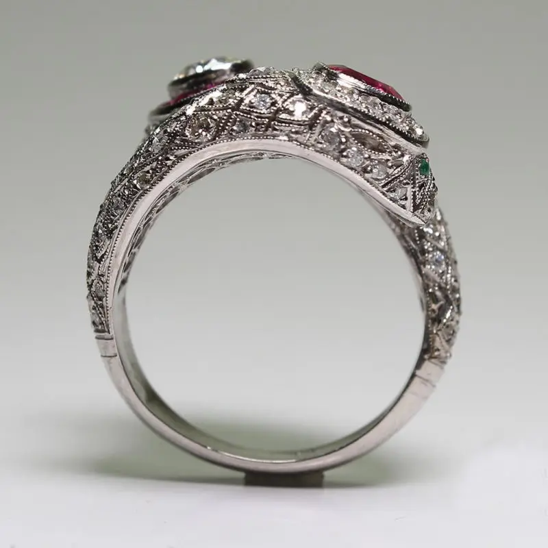 Женское серебряное турецкое ювелирное винтажное ретро Обручальное кольцо 925, для свадьбы, вечеринки, для помолвки, ювелирное изделие, подарок