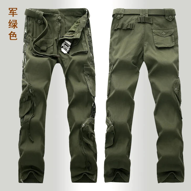 Women's Multi-pocket Cotton Trouser Overalls Fan Outdoor Hiking Hunting Shooting Training Wearproof Pants