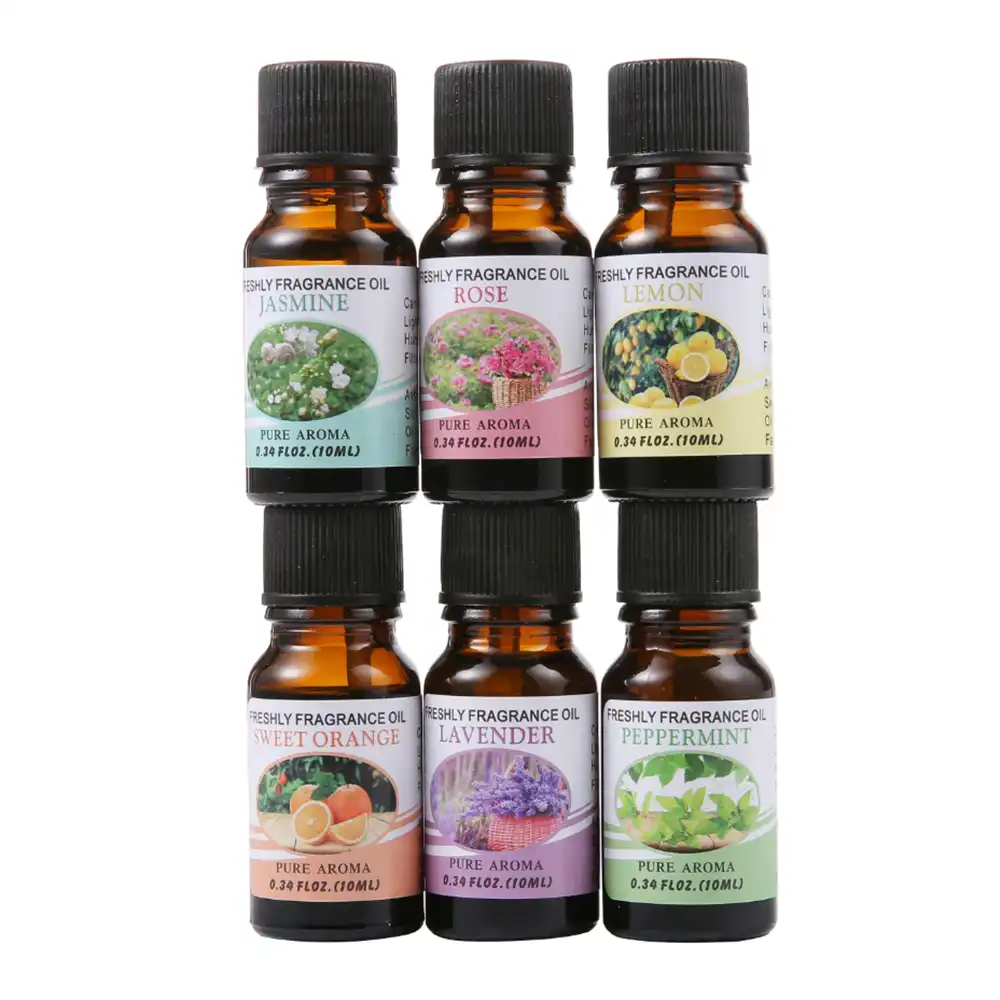 6 Bottles Set 10ml Essential Oil Natural Plant Pure Aroma Fragrance Oil Air Humidifier Essential Oils Aliexpress