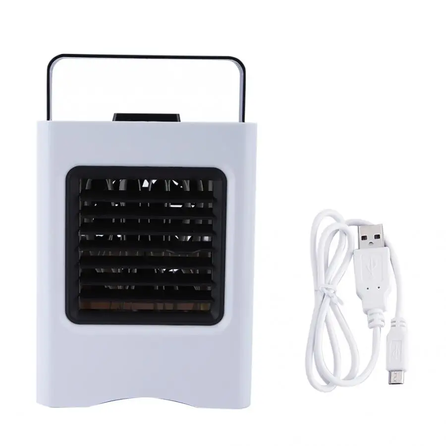 

1Pc Mini USB Rechargeable Air Cooler Humidifier Cooling Fan for Home Dormitory Office Tool