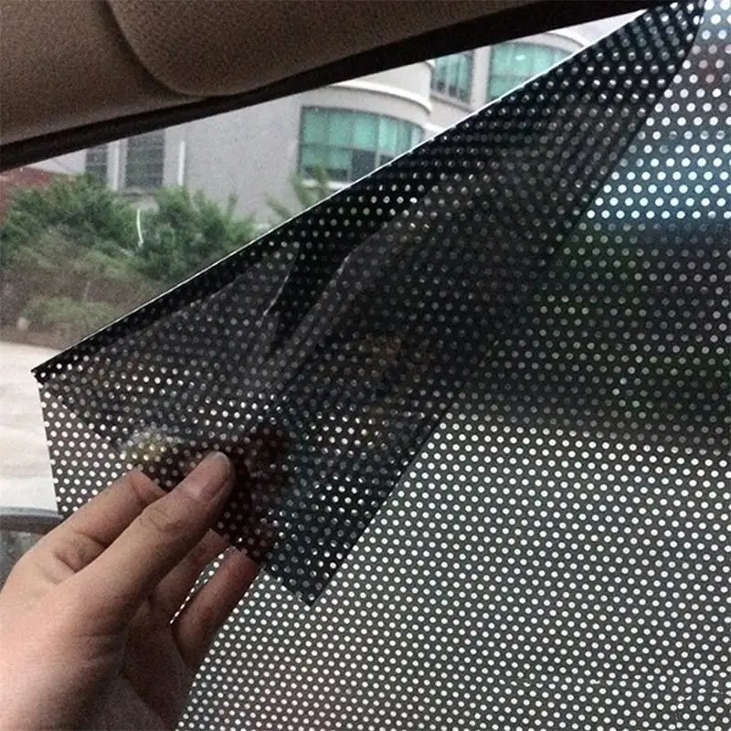 Car Static Sunshade Stickers Large Car Static Mesh Point Sunscreen Stickers 