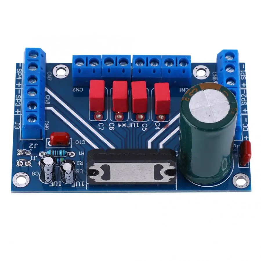 DC 12 14 5 V 4 канальная Плата усилителя звука 4x41W|Детали и аксессуары для приборов| |