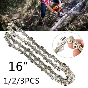 

1/2/3pcs 16" Metal Chainsaw Saw Chain Blade 3/8LP .043" Gauge 56DL For DCC690M1 DCCS690 ES300