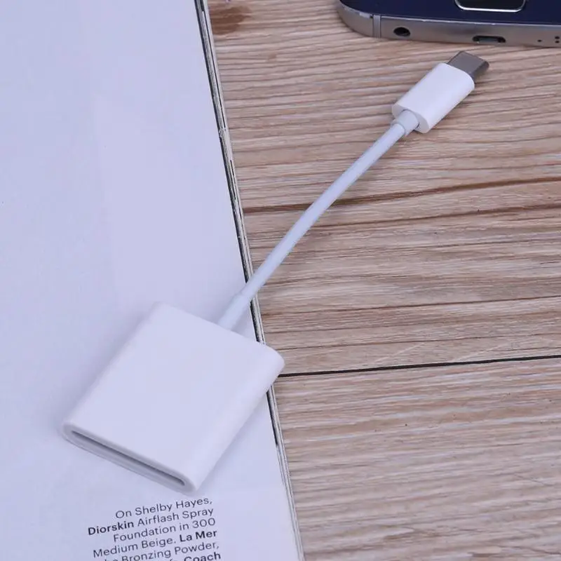 ALLOYSEED USB-C reader адаптер Typce C до SD Card Reader Адаптер для планшетов Macbook с OTG с разъемами type-C