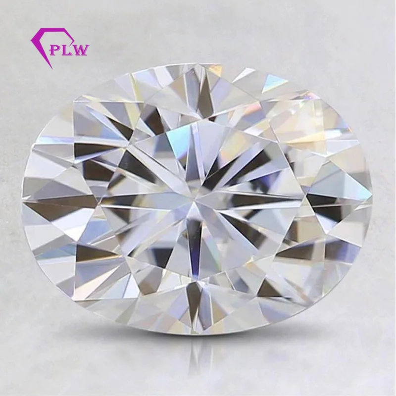

Provence jewelry 0.1 carat 2*4 mm D color loose oval moissanite test positive lab gem stone for bracelet ring chain earring