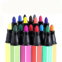 Экология и безопасность Двойные головки моющиеся уплотнения акварельные кисти Настольный набор письменных принадлежностей для школы ребенок граффити Живопись принадлежности