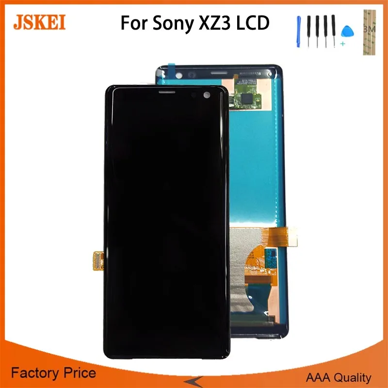 

6.5 inch For Sony XZ3 LCD display Touch Screen Digitizer Assembly Replacement with free 3M Sticker and free Tools Factory Price