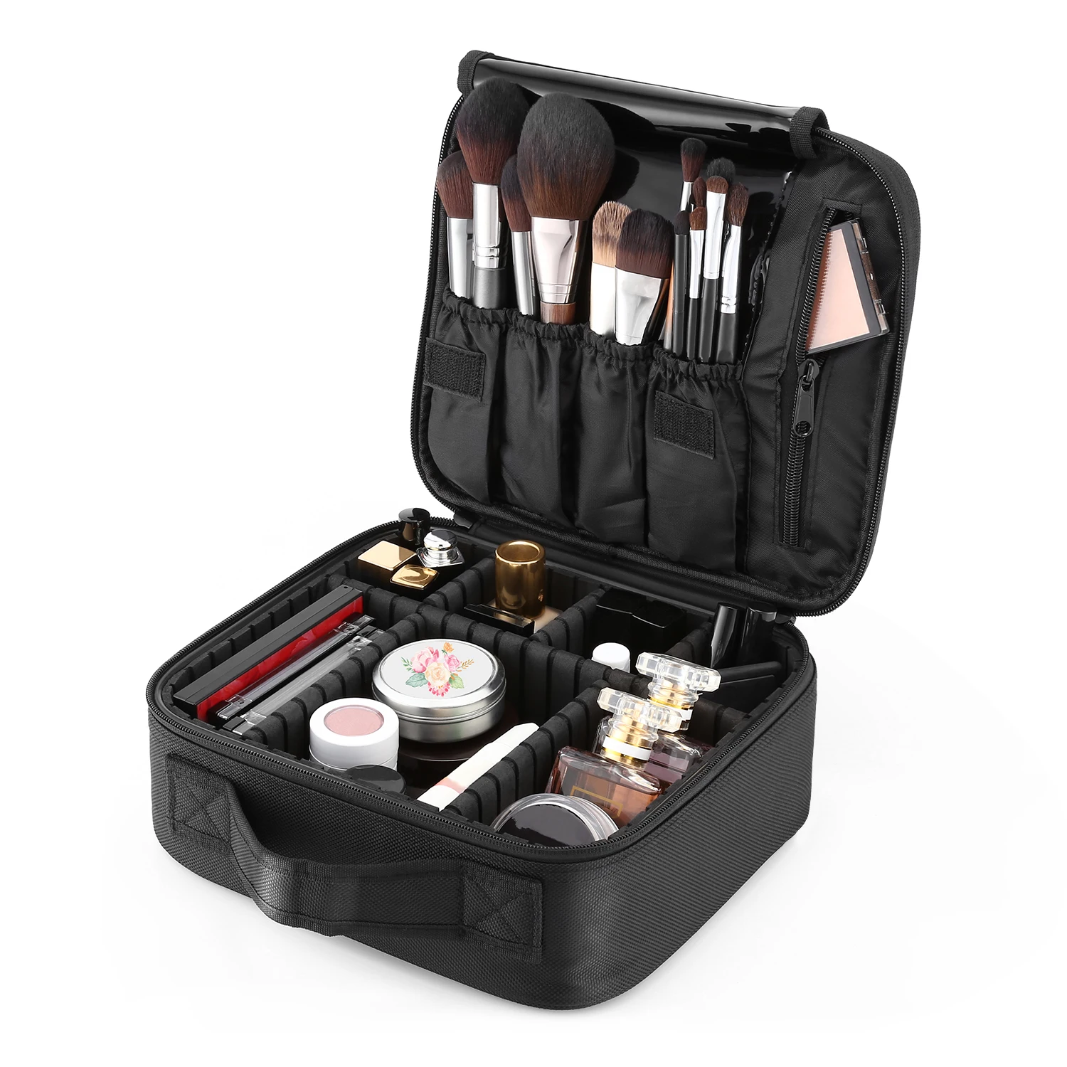 

Inlife BB040 Makeup Bag Cosmetic Train Case Portable Travel Organizer Toiletry Kit