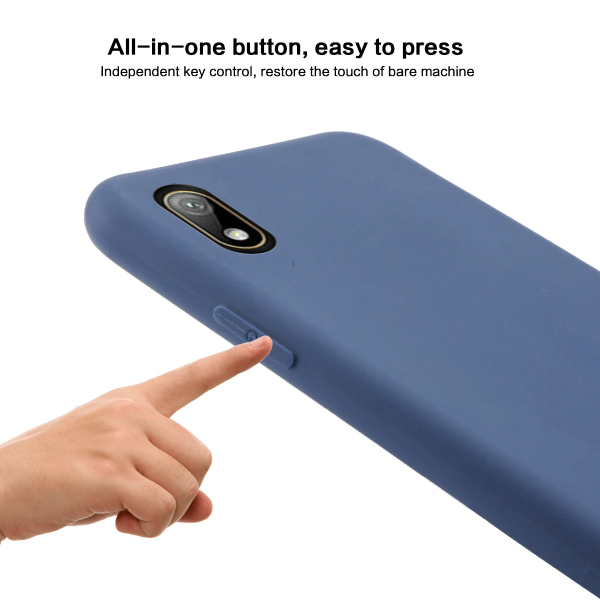 Для Huawei Y5 2019 Y6 мягкий силиконовый тонкий Матовый ТПУ чехол карамельного цвета для