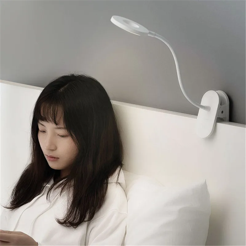 Оригинальный Yeelight 5 Вт светодиодный USB Перезаряжаемый зажим Настольная лампа