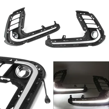 

LED Daytime Running Lights DRL Fog Lamp for Hyundai Elantra 2017-2018