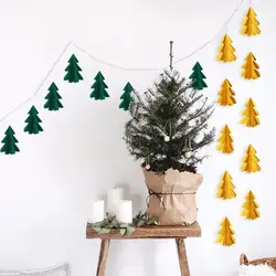 Рождественские украшения дерево висит падение подвеска с героем аниме строка шторы баннер вечерние вечеринок витрину