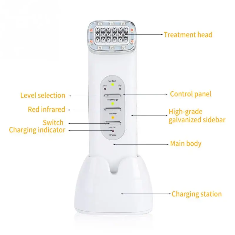 RF радиочастотная инфракрасная волновая Терапия омоложение кожи лица Подтяжка кожи лица машина для удаления морщин