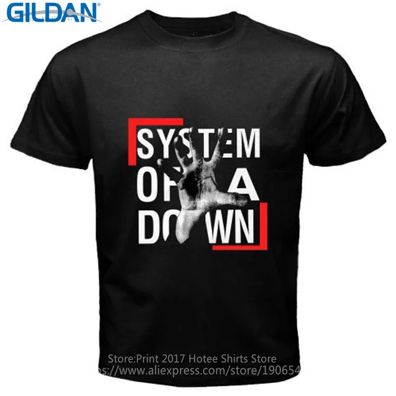 

Cheap Price 100% Cotton Crew Neck New Style Soad System Of A Down Rock Band Logo Design Short Sleeve Tee Shirt For Men