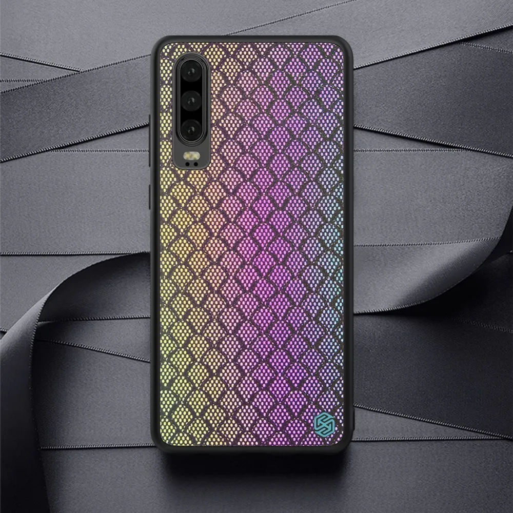

NILLKIN Woven Polyester Mesh Reflective Protective Case for Huawei P30 Case Back Cover