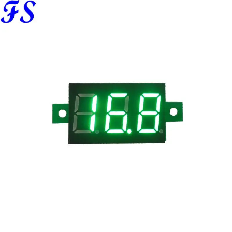 YB20 Мини DC 0 100 в 3 проводный измеритель напряжения Вольтметр 36 ''цифровой