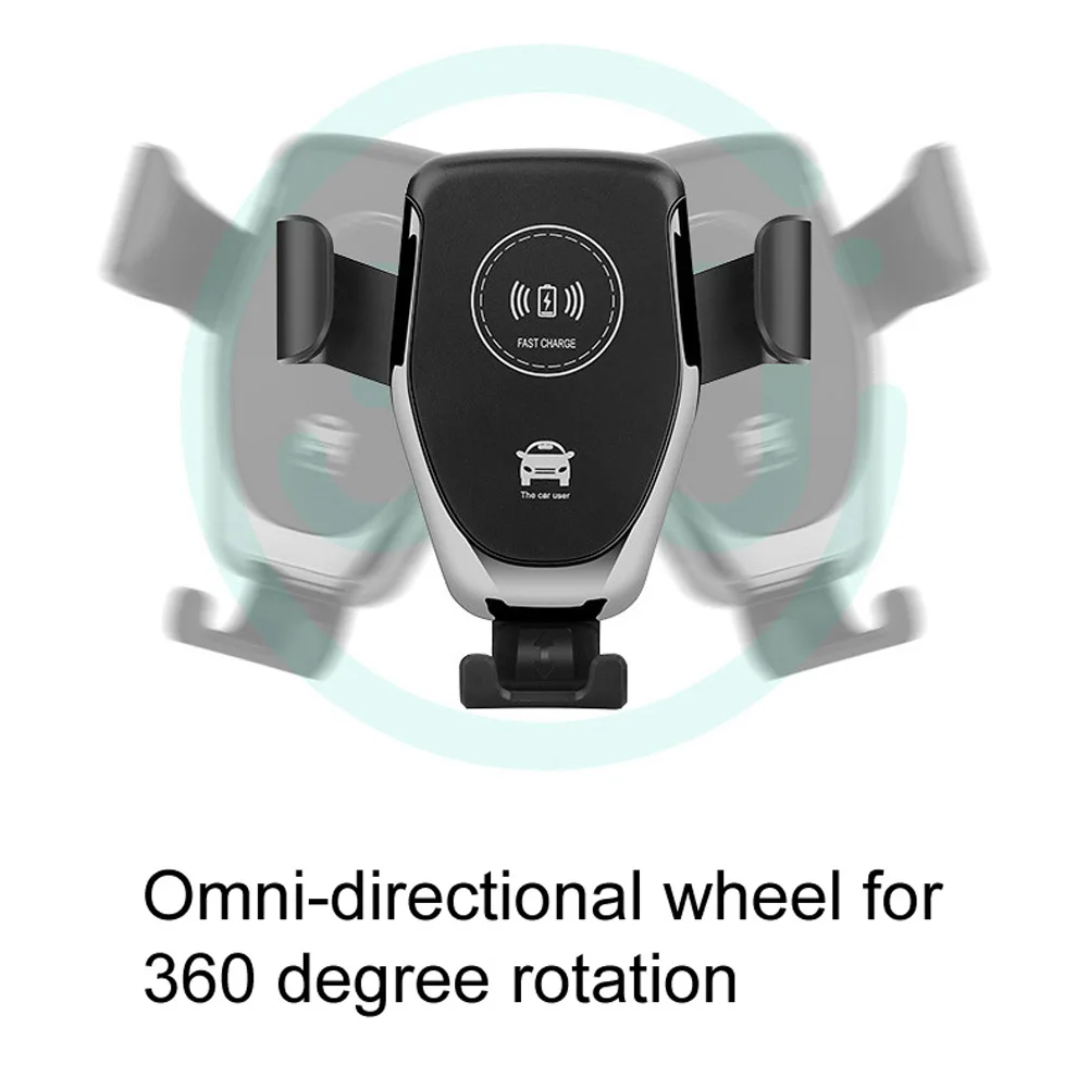 10W QI Wireless Fast Charger Car Mount Holder Stand For iPhone XS Max Samsung S9 For Xiaomi MIX 2S Huawei Mate 20 Pro Mate 20 RS