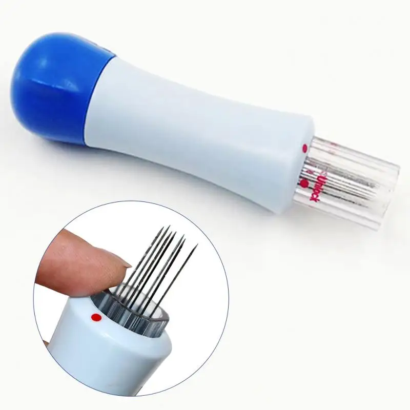 

Hot Sale DIY Needle Wool Felting Handle Holder W/ 7 Embroidery Mat Brush Craft Kit Tools #0102
