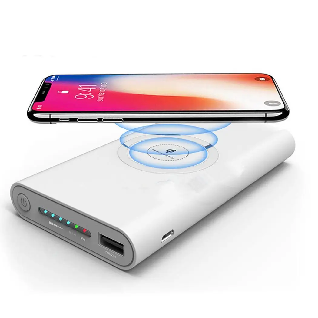 Portable 10000mah External Wireless Battery Power Bank for phone Charger Quick charge Portable 10000mah External Wireless Battery Power Bank for phone Charger Quick charge
