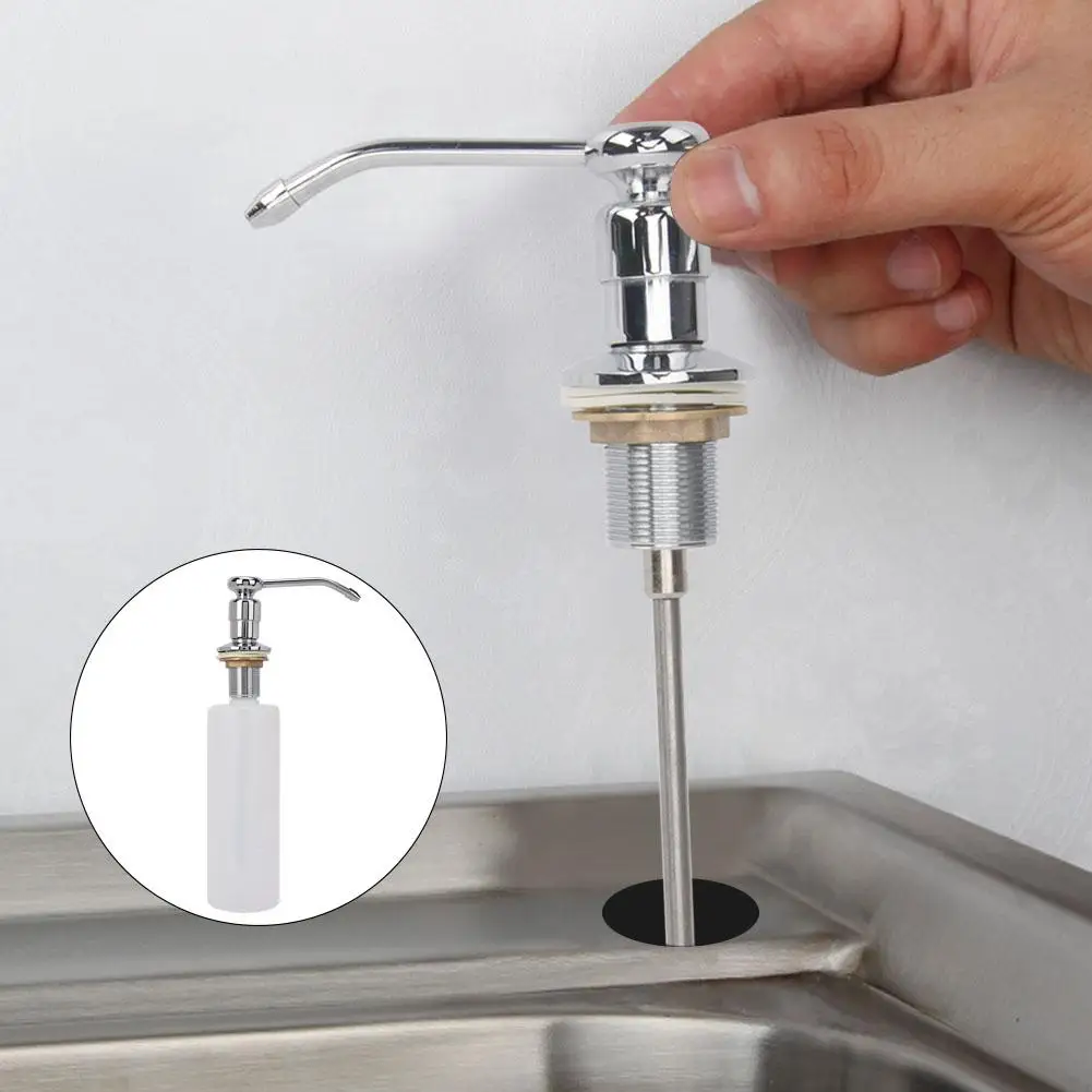 

350ml Manual Soap Bottle Pump Liquid Soap Lotion Dispenser Container for Bathroom Kitchen Sink Lotion Sanitizer hand wash