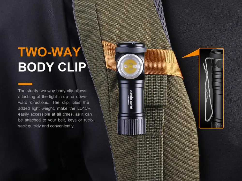 Новое поступление Fenix LD15R Cree XP G3 светодиодный 500 люмен Портативный Micro USB