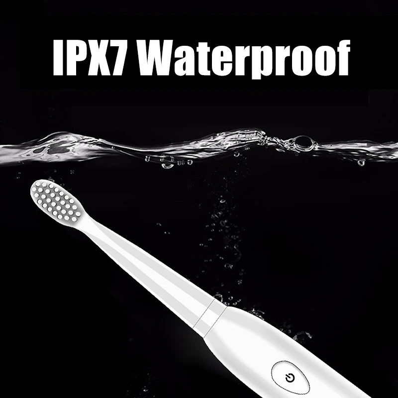Ultrasonic Electric Toothbrush Adult Timer Brush Usb Charge Soft Tooth Brushes With 4pcs Replacement Head 5 Vibration Mode Ultrasonic Electric Toothbrush Adult Timer Brush Usb Charge Soft Tooth Brushes With 4pcs Replacement Head 5 Vibration Mode