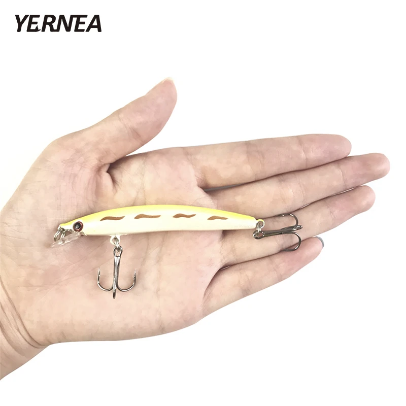 Yernea 1 шт. 8 цветов маленькая плавающая рыболовная приманка в виде гольяна крючки