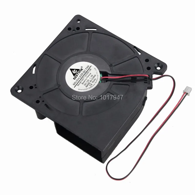 

2 PCS/LOT GDT DC 12V 12032S Cooling Brushless Exhaust Blower Fan For Loptop 2P 120mm 120*120x32mm Airflow