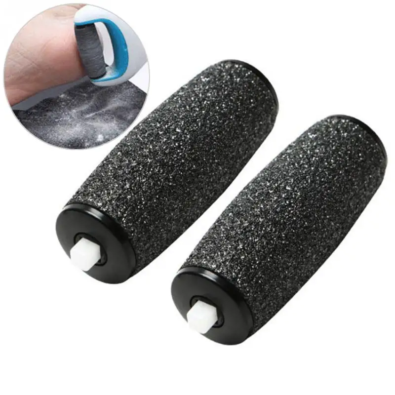 

2pcs Sandblast Hard Skin Remover Refill Replacement Rollers Heads for Grind Smooth Electric Foot Care Pedicure Machine File