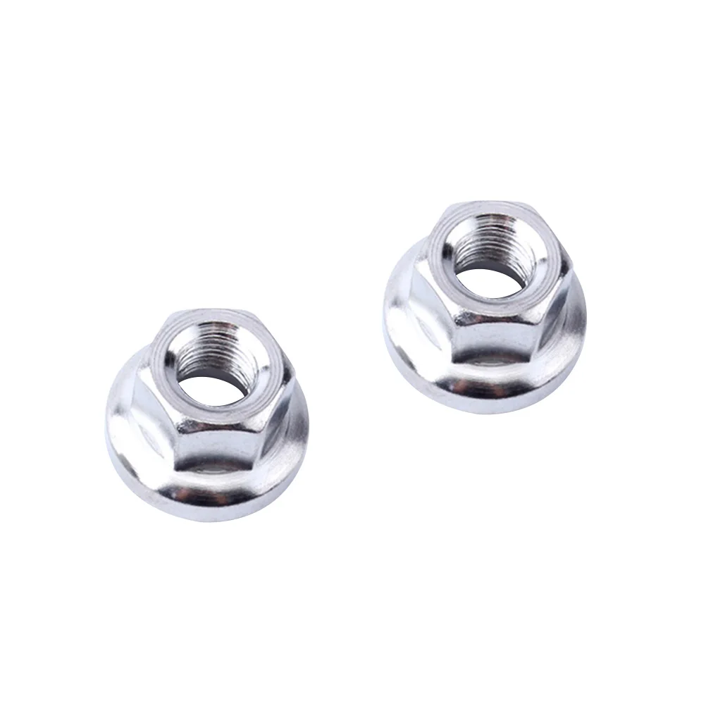 2pcs Axel Nuts Strong M9 Stainless Steel Bike Wheel Nuts Wheel Bolt