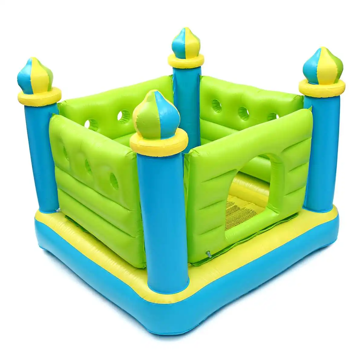 

Inflatable Games Toys Bouncy House Jumping Castle Commercial Kids Children Home Indoor Outdoor Toys Gifts 132cmX132cmX107cm