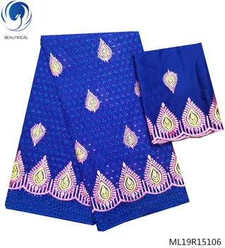 

BEAUTIFICAL african swiss lace blue swiss laces voile lace for men 2019 on sales free shipping with scarf 7yards/lot ML19R151