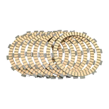 

8x Engine Carbon Fibre impregnated Clutch Friction Plates Kits For YAMAHA VStar XVS1100 S AT Dragstar DS1100 XV750 XV1000 XV1100