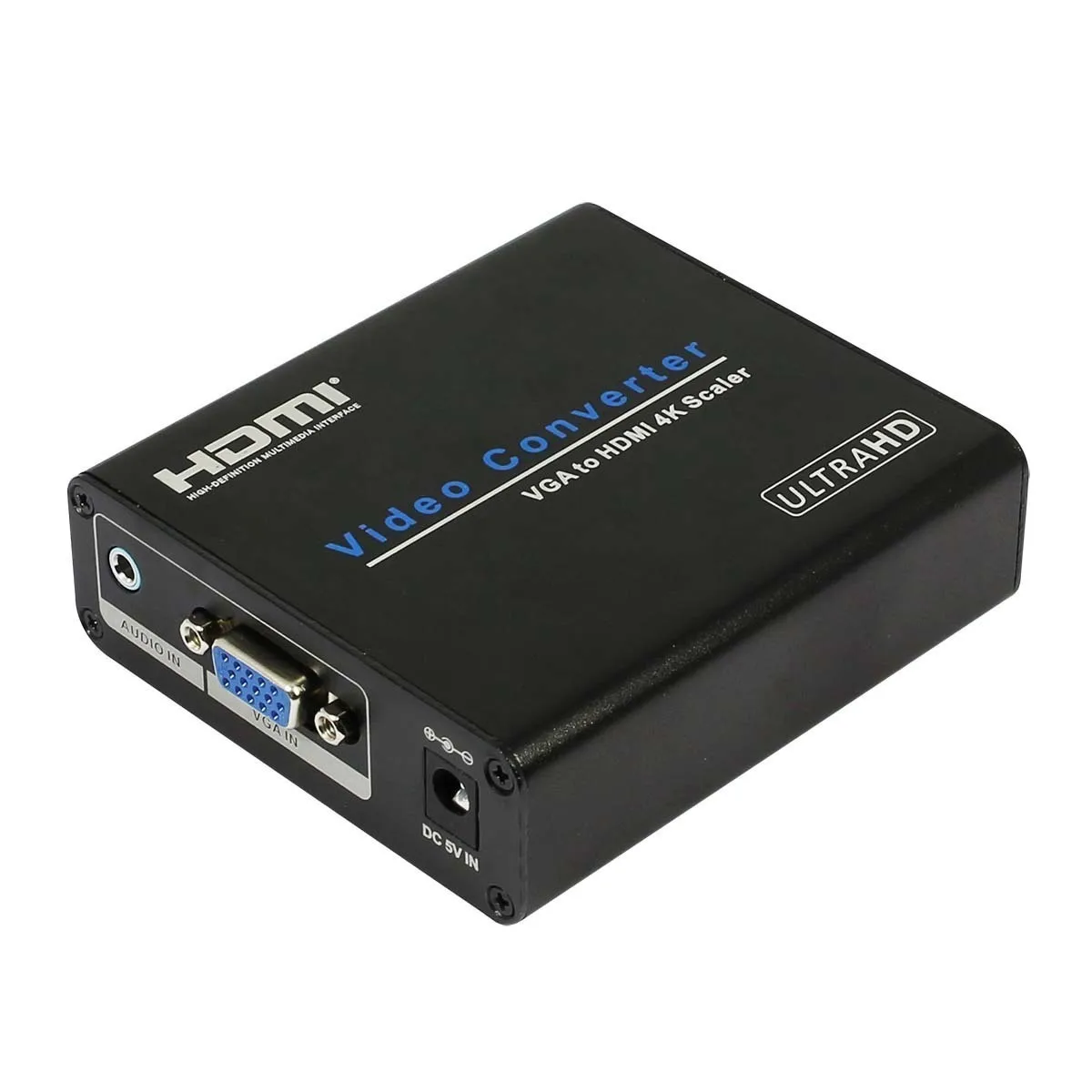  Video Converter VGA To HDMI 4K Scaler HD Audio Analog To Digital Conversion 4K*2K HDMI Out For PC L