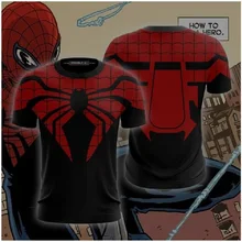 Superior Spider-Man Cosplay Unisex 3D Printed T-shirt Compression Shirt Men Short Sleeve Comics Cosplay Costume Tops For Tees superior spider man vol 4 necessary evil