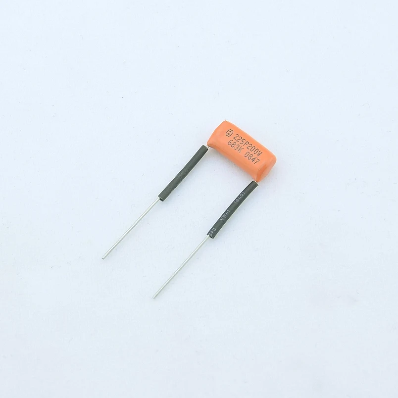 GuitarFamily Orange Tone Cap (Capacitor) SBE225P 683K 0.068UF 200V For Electric Guitar Bass MADE IN USA