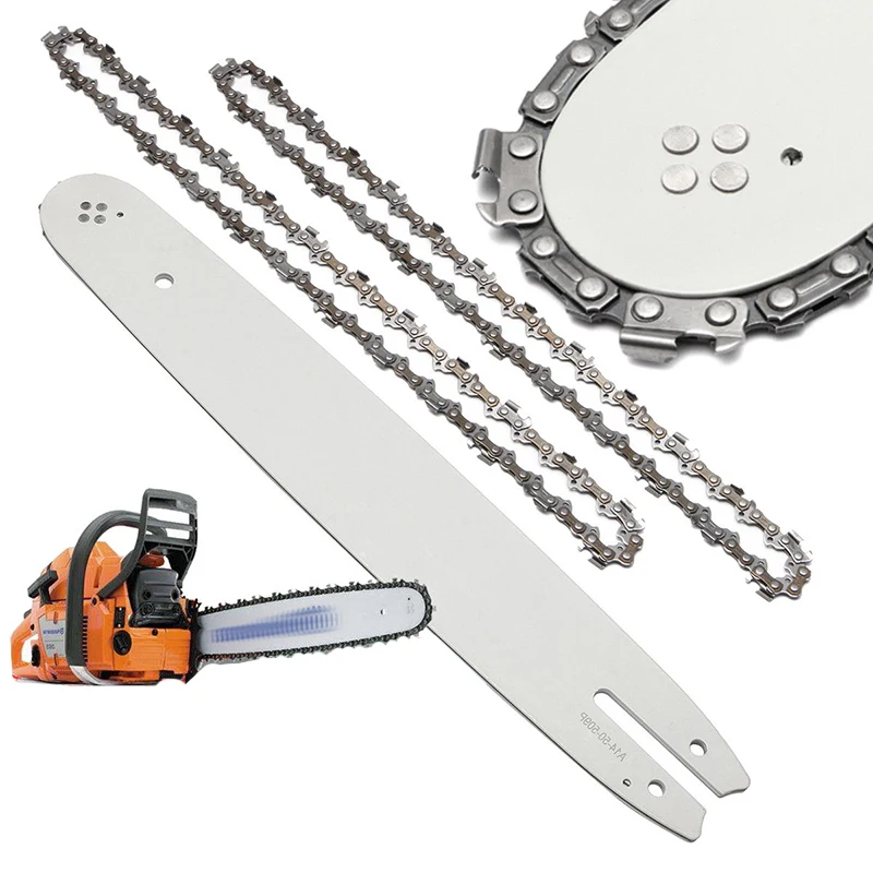

2pcs Chainsaw Chains w/ 14 Guide Bar For Stihl Chainsaws 017 MS170 HT75 MSE160