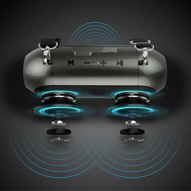 Bluetooth динамик с задним ремнем наружное портативное водонепроницаемое радио
