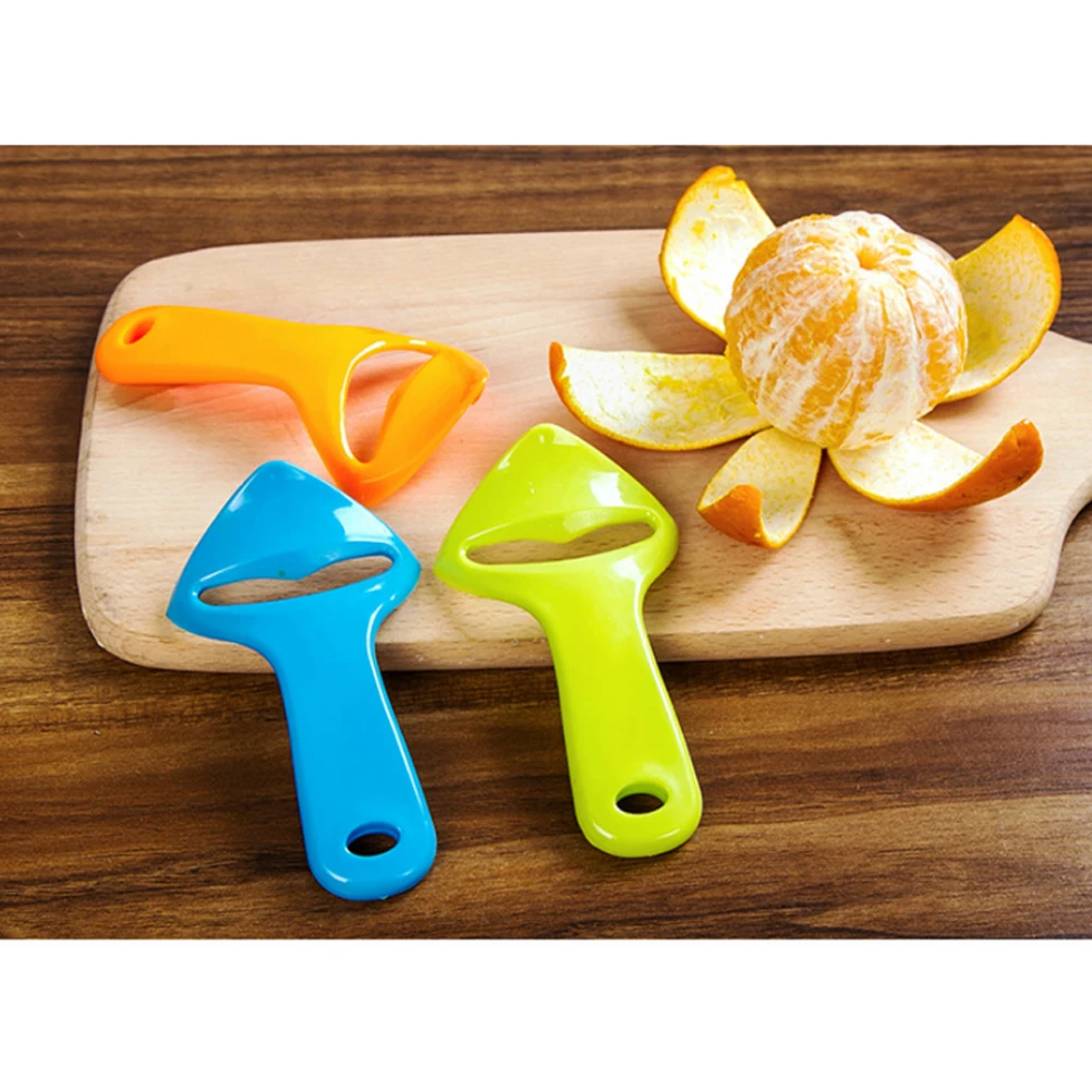 

Creative Orange Peeler Multifunction Practical Peels the Skin Off Tool Easy-To-Use Fruit Peeler (Green)