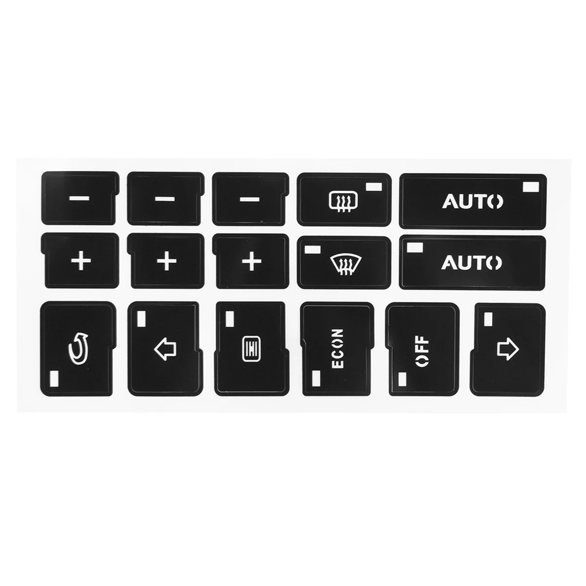 1x Автомобильная Кнопка кондиционера наклейки для ремонта Audi A4 B6 B7 2000 2001 2002 2003