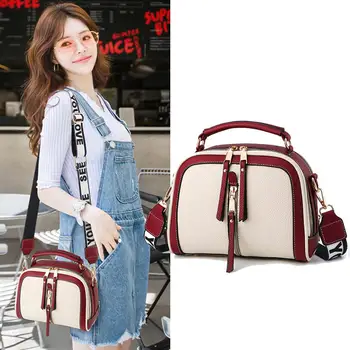 

PinShang Women Fashion Simple Leather Single-shoulder Bag Handbag