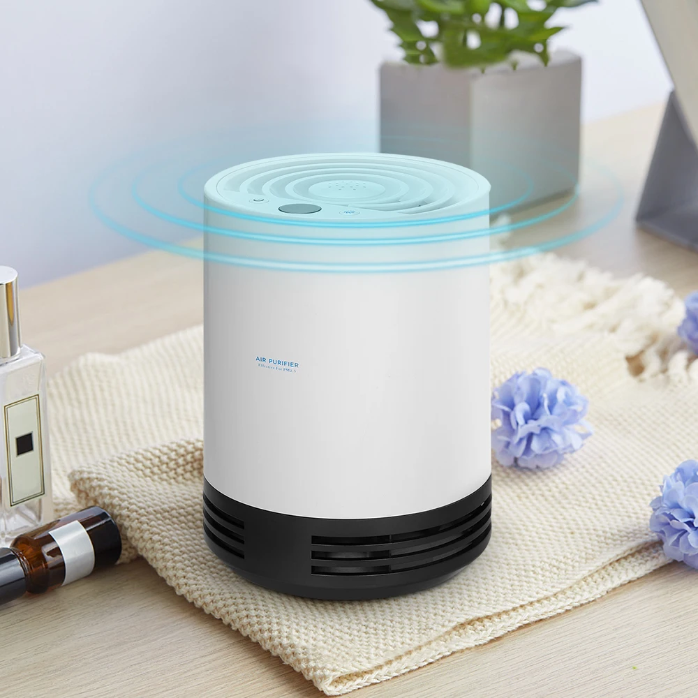

Negative-ion Air Purifier with Remote Control Aroma Essential oil Diffuser Small LED Screen Air Freshener Machine for Home