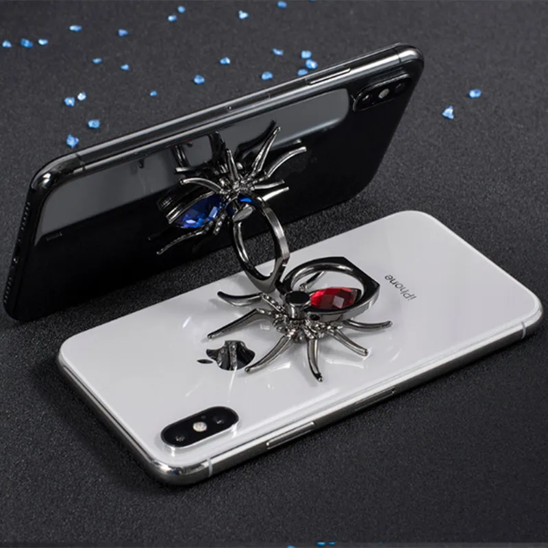 New Arrive Spider Metal Finger Ring Mobile Phone Smartphone Car Mount Bracket Stand Holder For iPhone Samsung Smart Phone ring