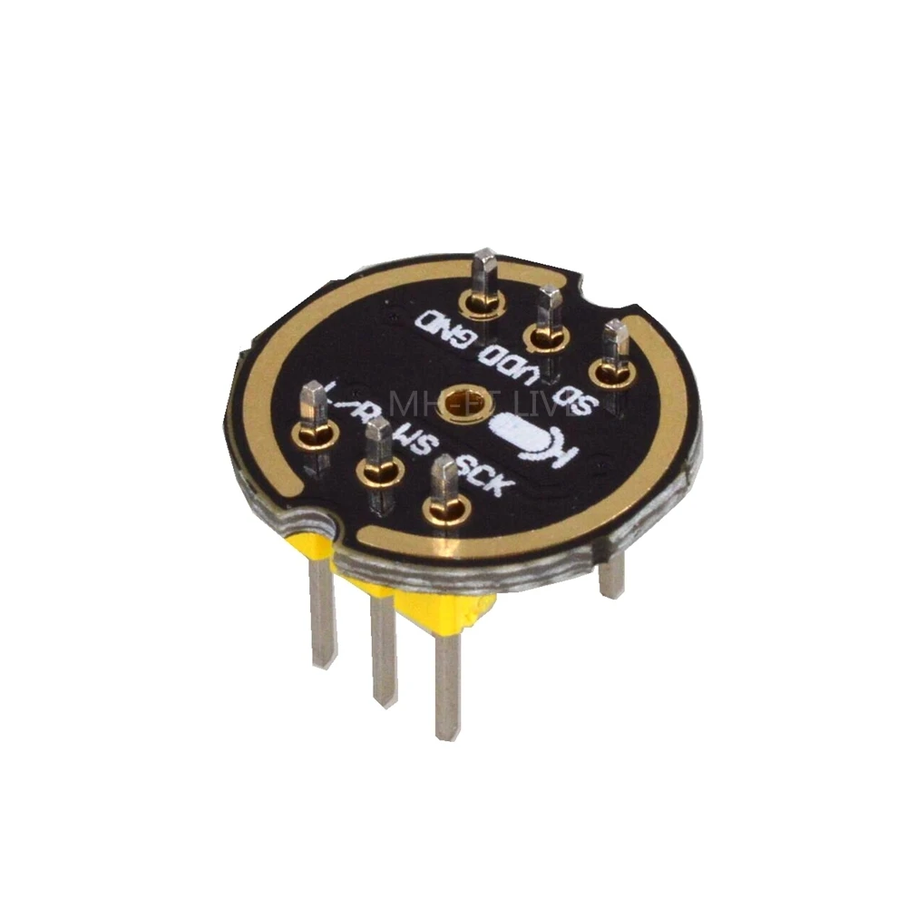 

MH-ET LIVE Omnidirectional Microphone Module I2S Interface INMP441 MEMS High Precision Low Power Ultra small volume for ESP32