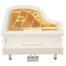 Креативная мини-модель пианино музыкальная шкатулка металлический античный Музыкальный Чехол свадебный подарок украшение дома подарки на год музыкальные коробки